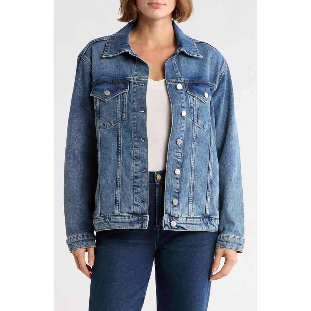 NWT! Rails Grove Denim Trucker Jacket Starry Night Size Small